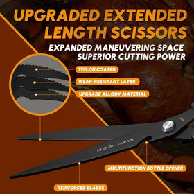 Huusk dual-shear design delivers razor-like cuts across ingredients