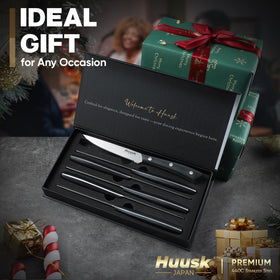 Huusk ergonomic handle in hand demonstrating comfortable control.