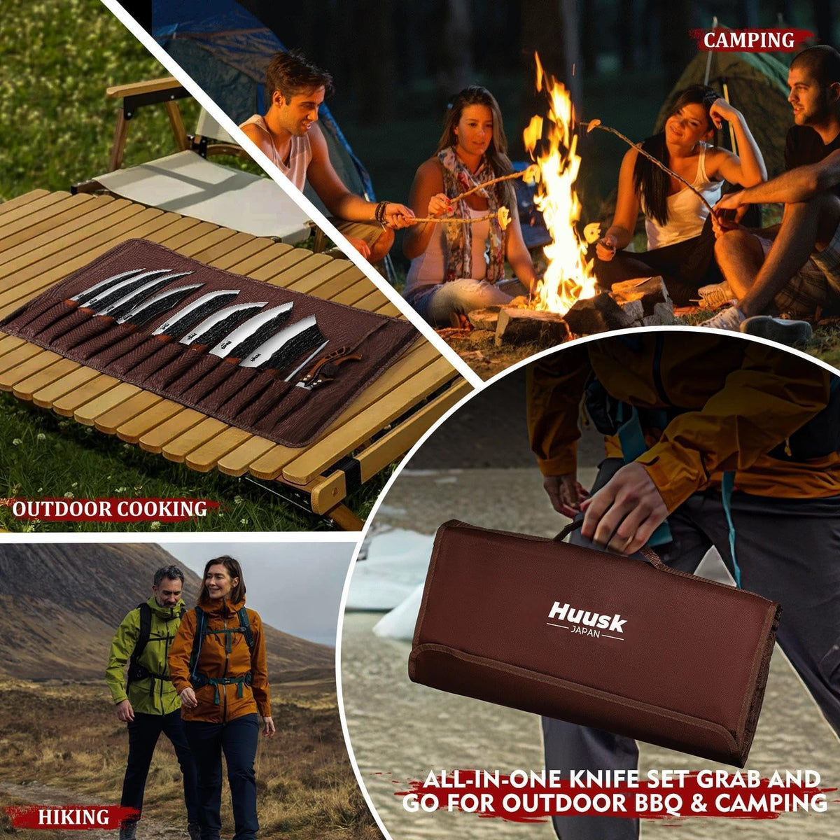 Huusk grilling knife ideal for precise slices during barbecues