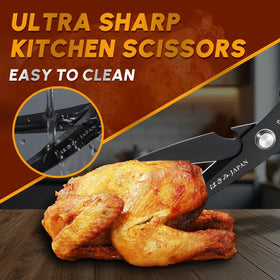 Huusk heavy-duty poultry shears handle tough bones with precision