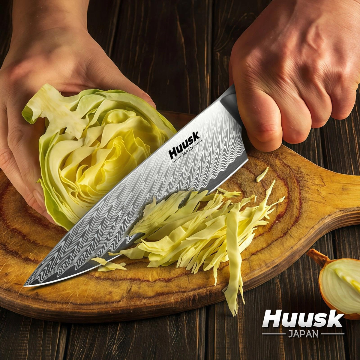 Huusk full-tang construction for balanced, durable performance