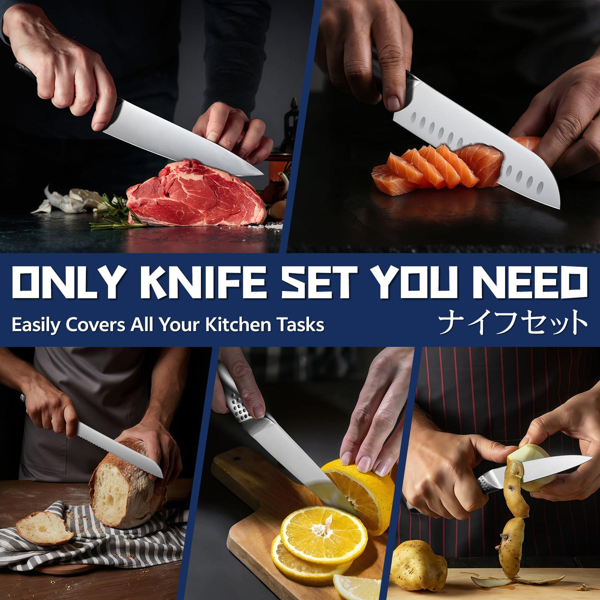 Huusk paring knife narrow-tip offers maneuverable detail work for peeling and garnishing