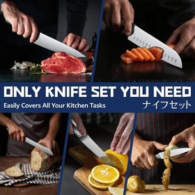 Huusk paring knife narrow-tip offers maneuverable detail work for peeling and garnishing