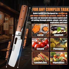 Huusk pocket chef knife in compact form for travel and outdoor cooking