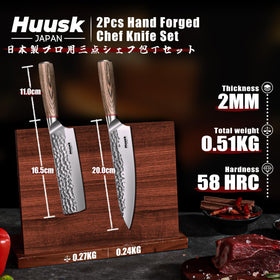 Seamless blade-to-handle connection enhances balance and hygiene.