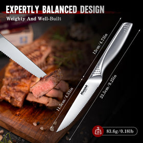 Huusk dishwasher-safe stainless steel blades for easy cleanup