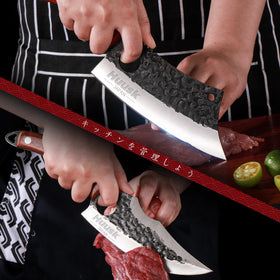Huusk Viking carving knife close-up ideal for carving and detailing.