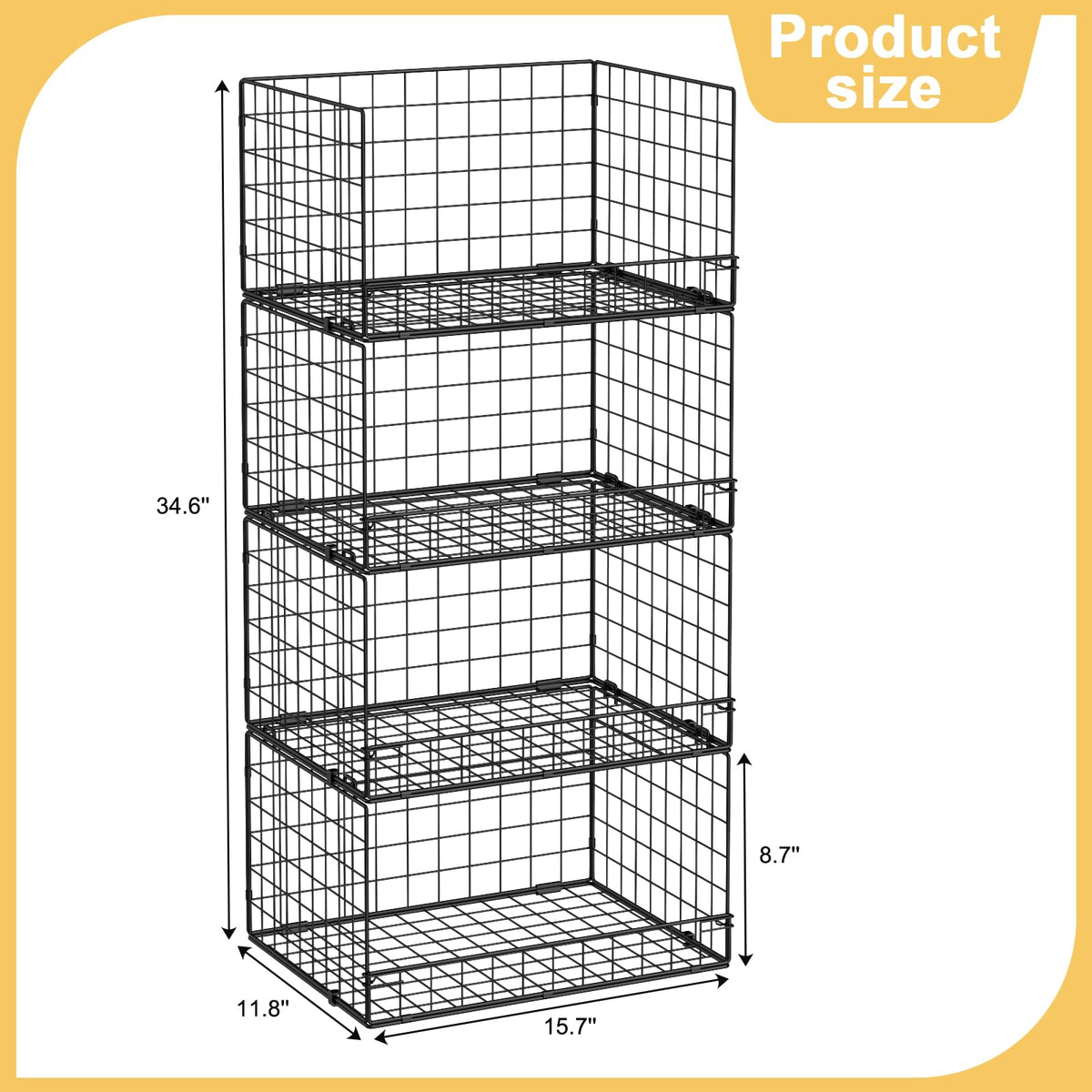 Huxitocan open metal mesh design provides breathability and durability.