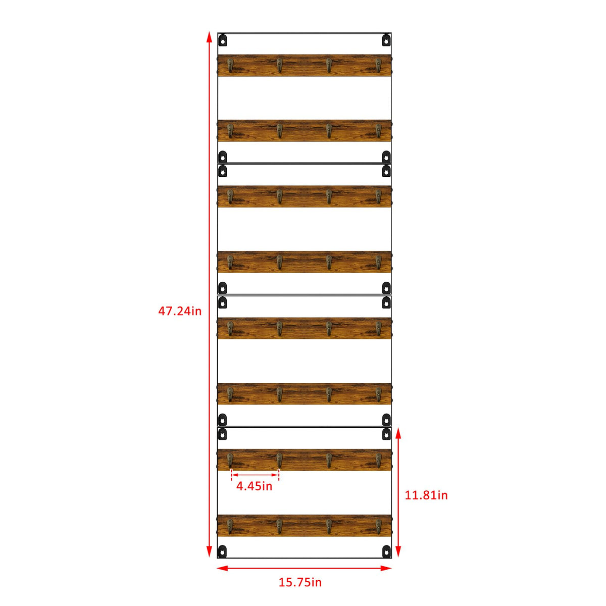 Huxitocan space-saving mug display suits kitchens, offices, or cafes.