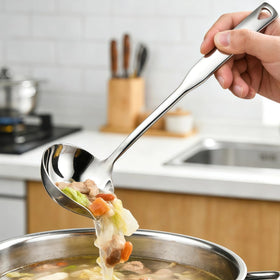 Hvanam kitchen ladle ideal for family meals and professional use.
