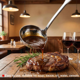 Hvanam one-piece ladle reduces rust and ensures durability in busy kitchens.