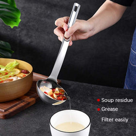 Hvanam stainless-steel spoon handle with ergonomic grip