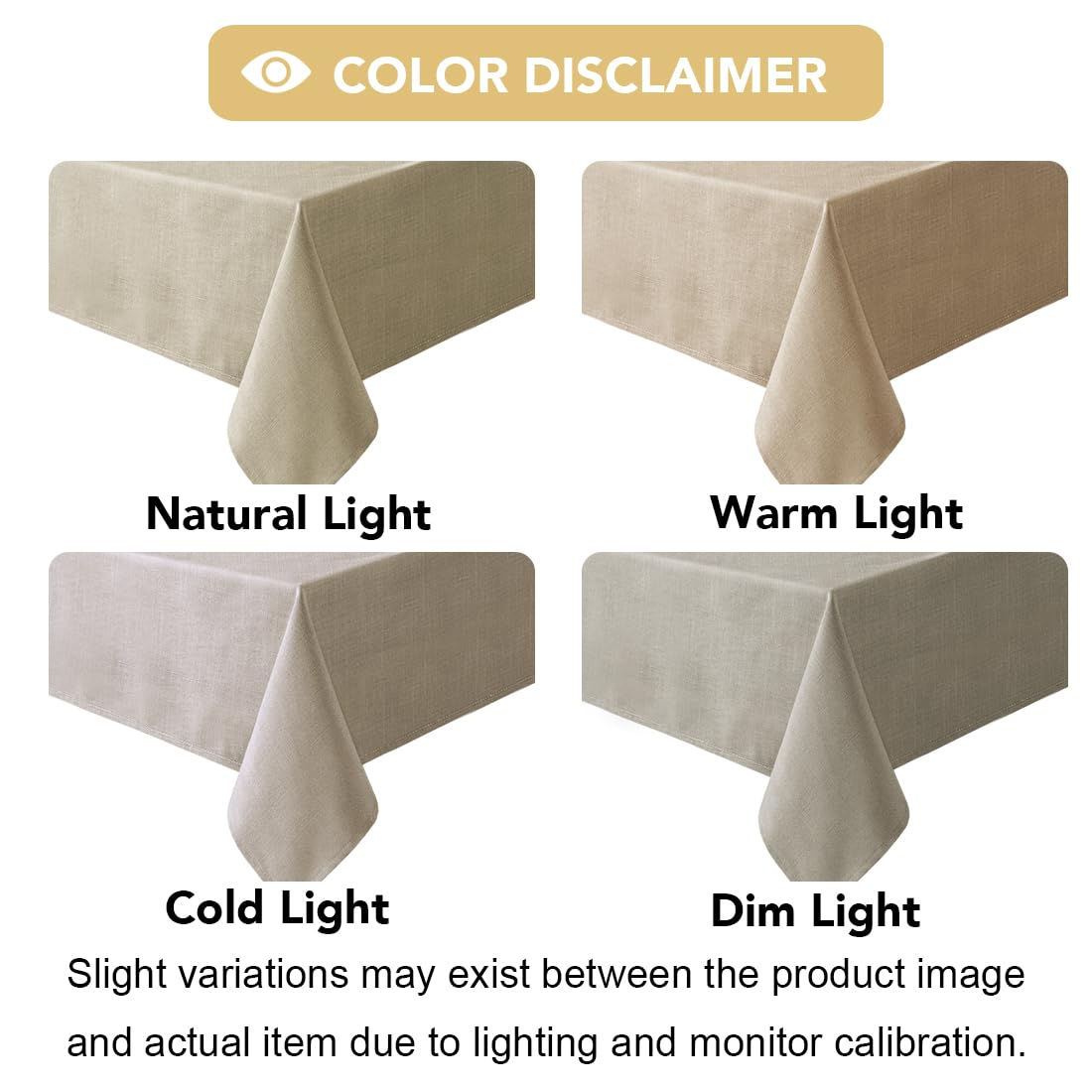 Outdoor buffet setup with H.VERSAILTEX taupe tablecloth, elegant and easy-care