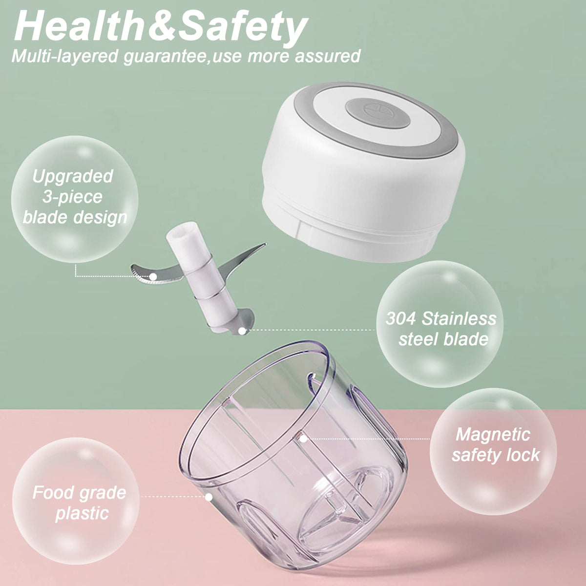 Hviww BPA-free safety design for safe kitchen use.