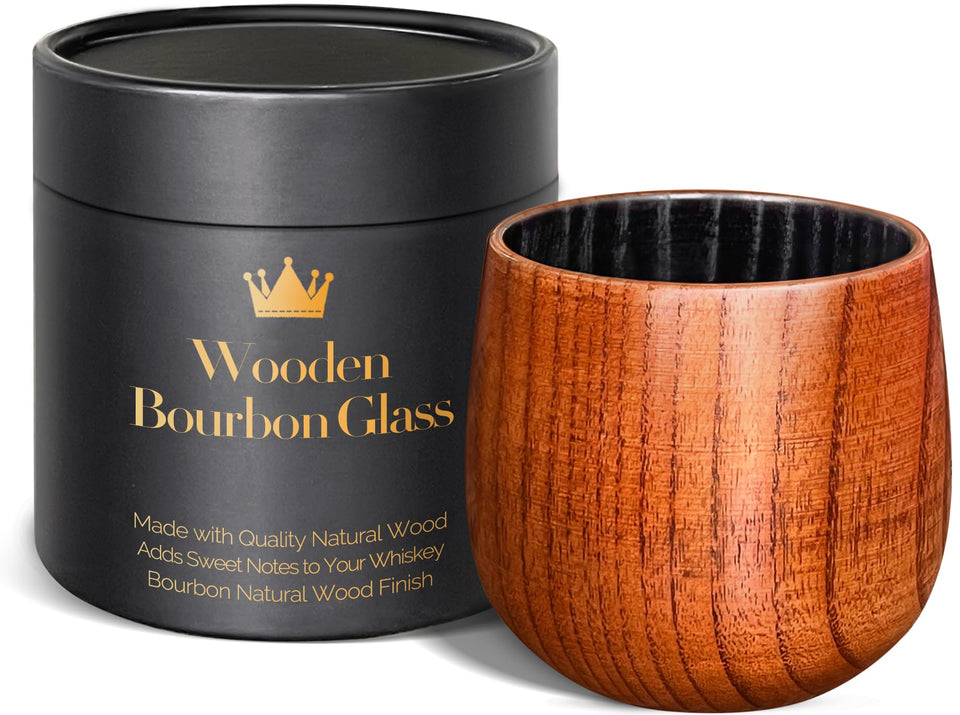HWISDMIG Charred Bourbon Glass 10oz close-up highlighting flavor-preserving craftsmanship.
