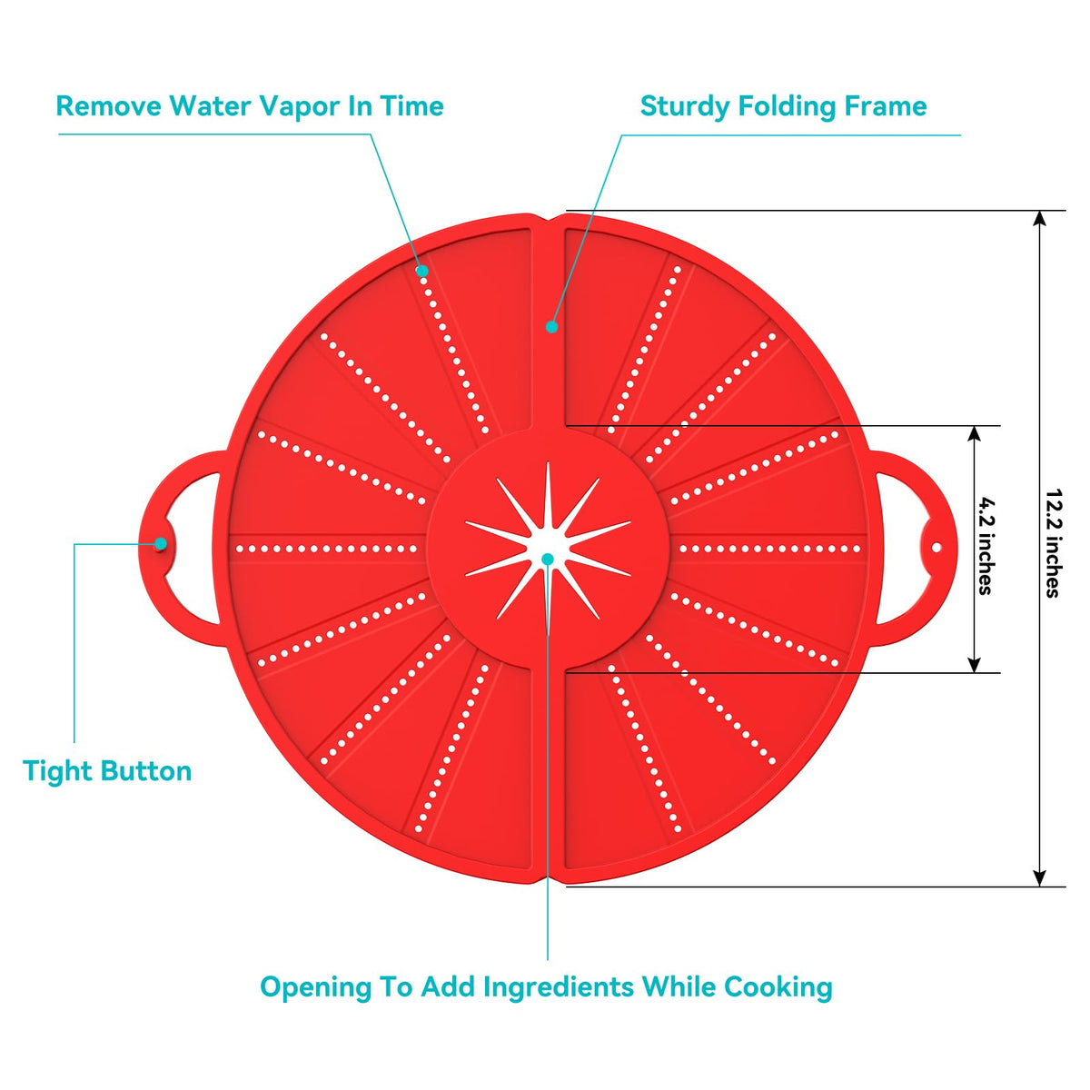 HWXQJJHONEY foldable splash guard for mess-free stir-fry