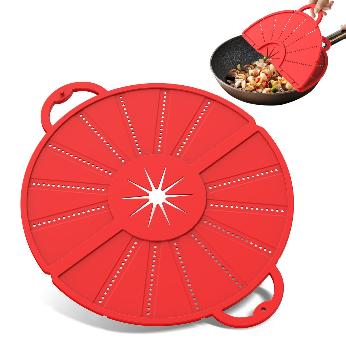 HWXQJJHONEY compact storage design keeps it flat beside the pan