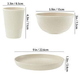 HXYPN 18-piece bowls set is durable and microwave-safe for quick reheats.