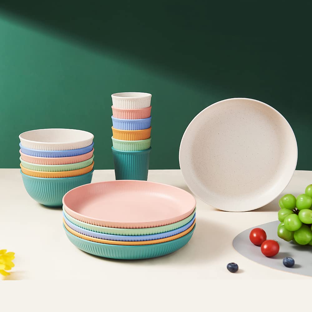 HXYPN unbreakable dishware starter set emphasizing safety and durability for homes.