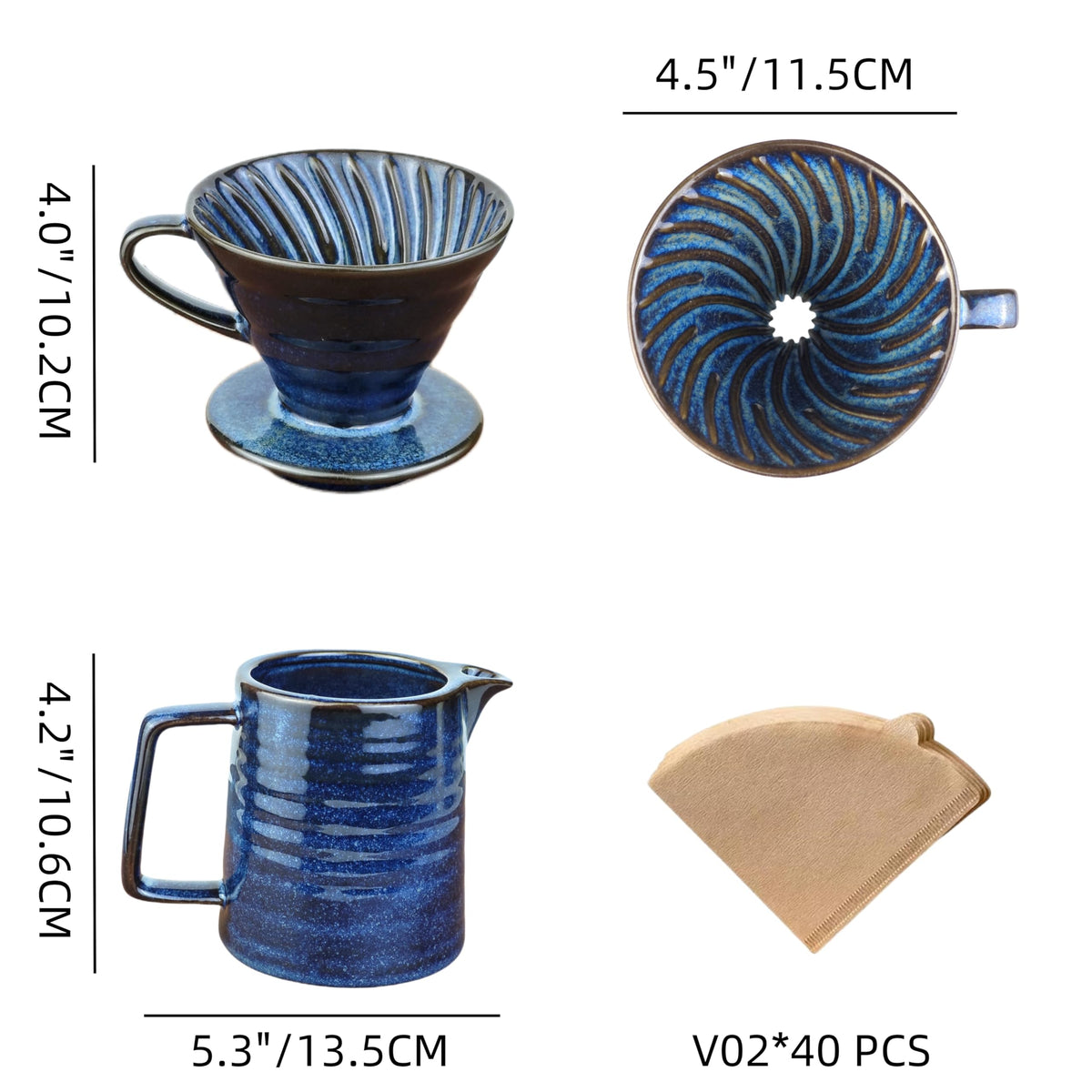 HYAXGM porcelain pot with starry glaze maintains steady brewing temperature