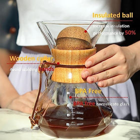HYAXGM dual-layer filter preserves oils for richer flavor and easier cleaning.
