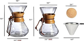 HYAXGM high borosilicate glass resists temperature changes for durable use.