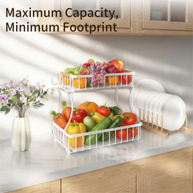 Hybemmy protective mats prevent small fruits from slipping through gaps for tidy storage.