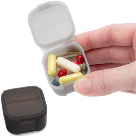 Hydra Cup daily pill containers keep supplements organized