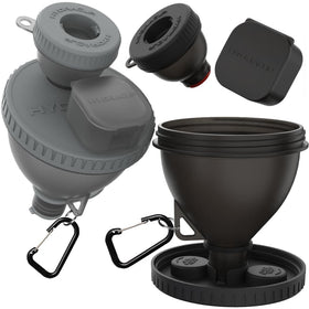 Hydra Cup large 6oz funnel ready for clean bottle filling