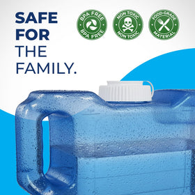 HYDRAFITT wide-mouth 58mm fill cap simplifies refilling with ice or fruit.