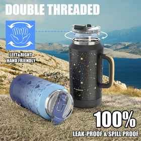 Hydraful 18/8 stainless steel construction with durable, modern finish