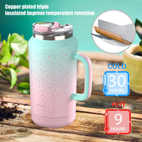 Hydraful 2-in-1 lid sip-flip design for sipping or gulping