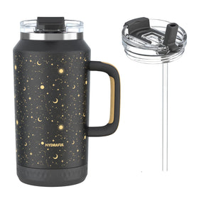 Hydraful 64oz tumbler with handle for a secure grip during workouts