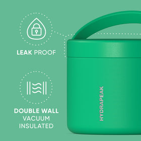 Hydrapeak 18/8 stainless steel construction for durable everyday use.