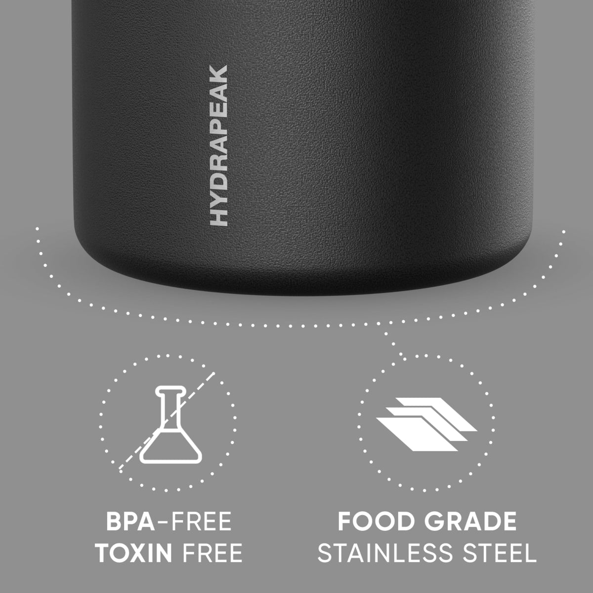 Hydrapeak 25oz food jar with color-coated exterior for durable daily use.