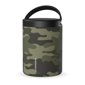 Hydrapeak 32oz food jar with wide-mouth open lid for easy access to meals