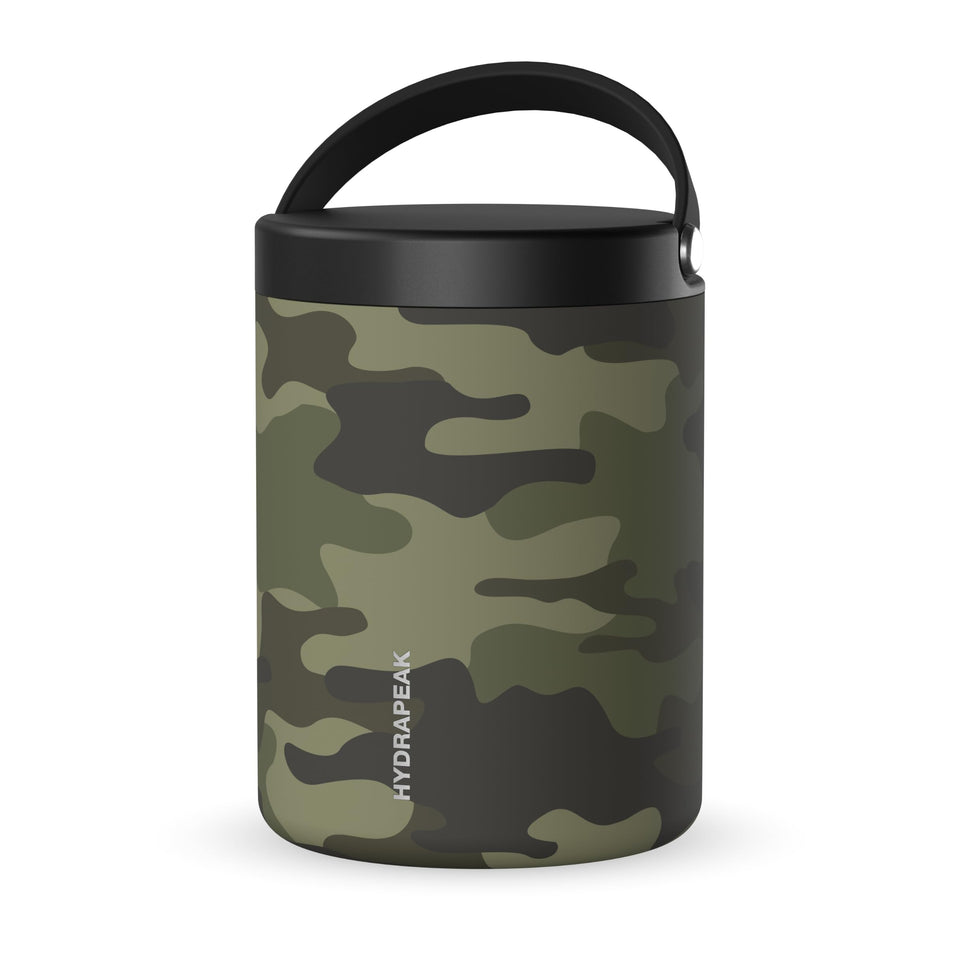 Hydrapeak 32oz food jar with wide-mouth open lid for easy access to meals