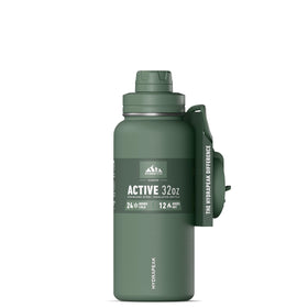 Hydrapeak 32oz sport bottle with straw lid in Sage Leaf for easy sipping during workouts.