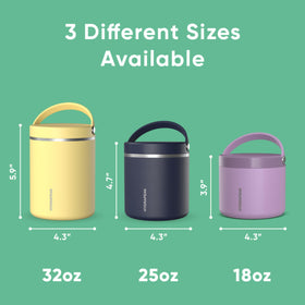 Hydrapeak keeps food hot for up to 10 hours for meals at work.