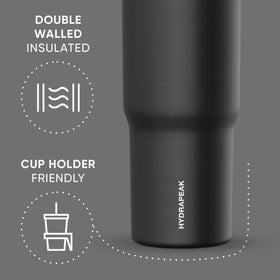 Hydrapeak Nomad uses 18/8 stainless steel for durable, food-grade construction.