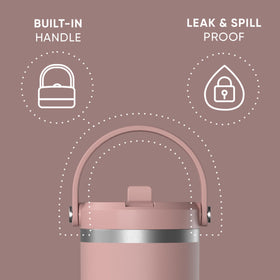 Hydrapeak Nomad 32oz tumbler features double-wall insulation to help maintain temperature.