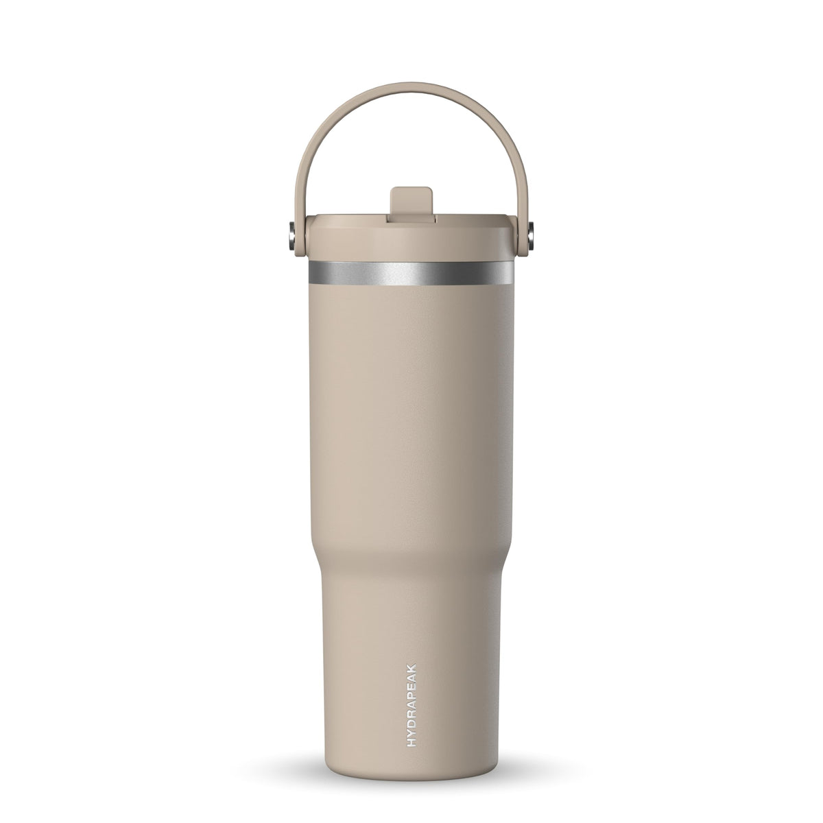 Hydrapeak Nomad 32oz tumbler with handle and straw lid for all-day hydration on the go.