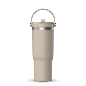 Hydrapeak Nomad 32oz tumbler with handle and straw lid for all-day hydration on the go.