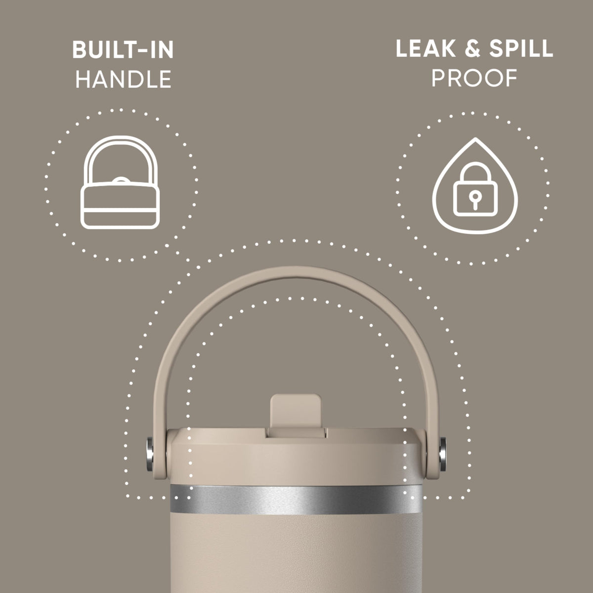 Hydrapeak Nomad insulation keeps drinks cold up to 24 hours.