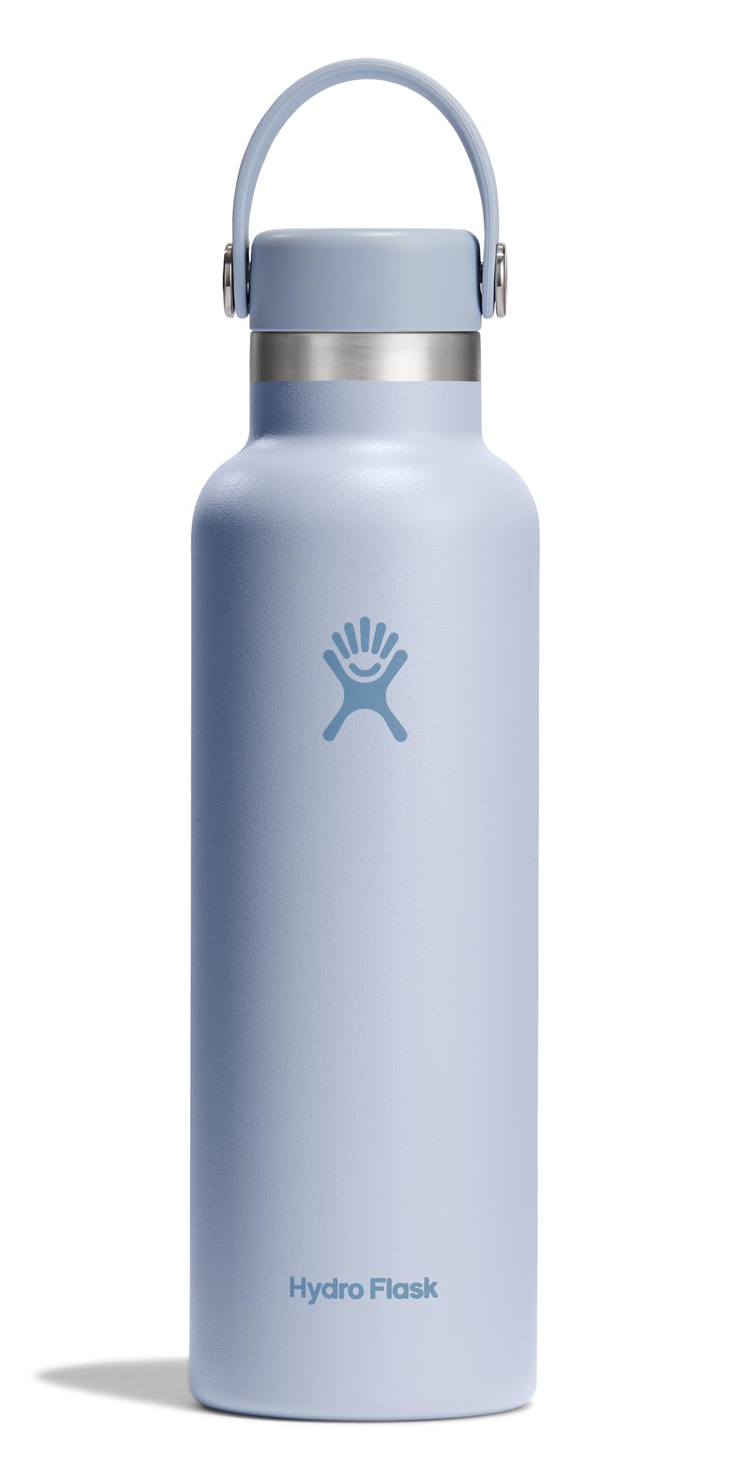 Hydro Flask 21 oz Surf Blue bottle with handle for easy carry and on the go hydration