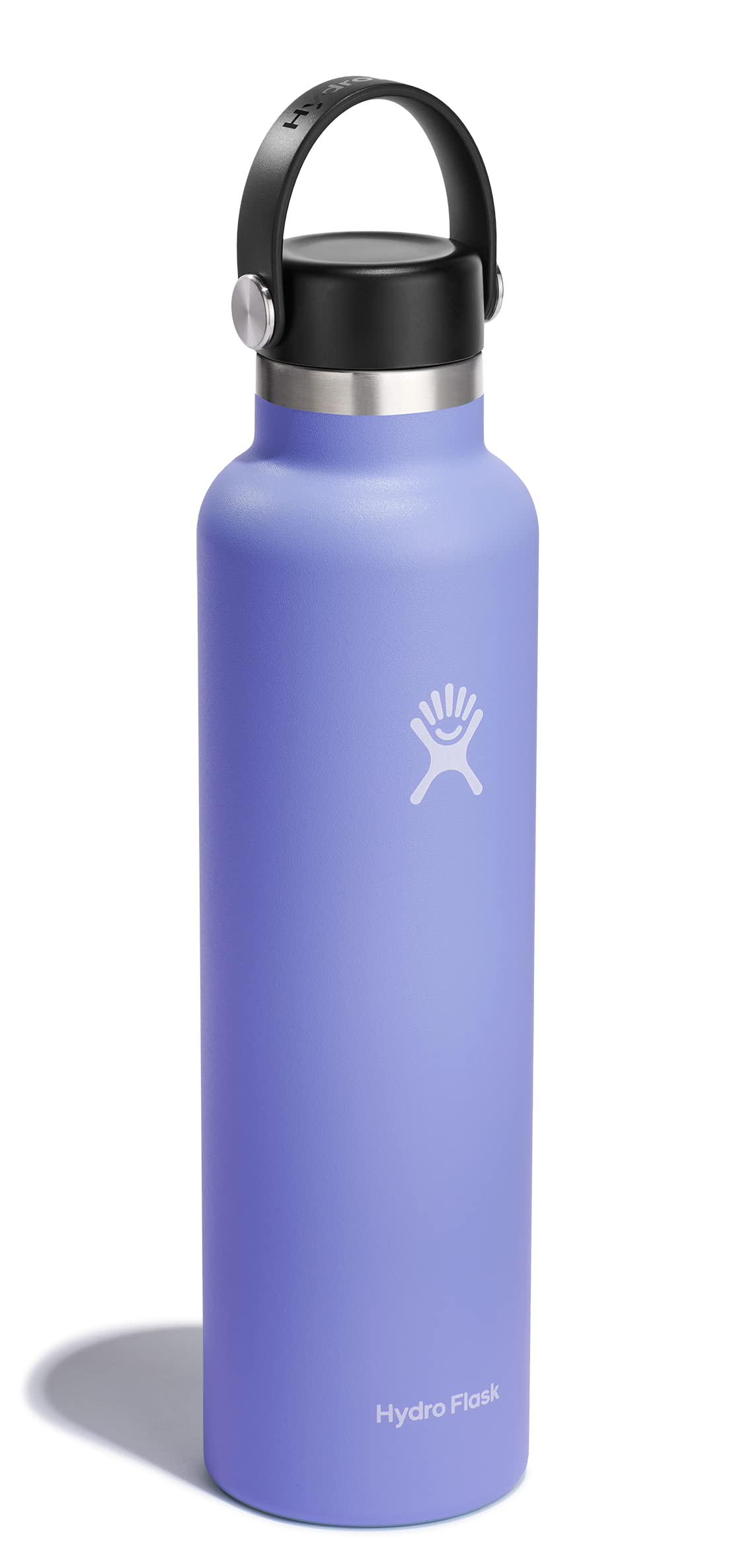 Lupine Purple Hydro Flask cap closed for leakproof travel