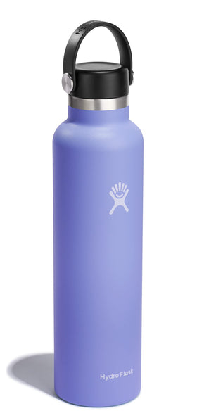 Lupine Purple Hydro Flask cap closed for leakproof travel