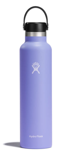 Hydro Flask 24oz Lupine Purple bottle front view for day-long hydration