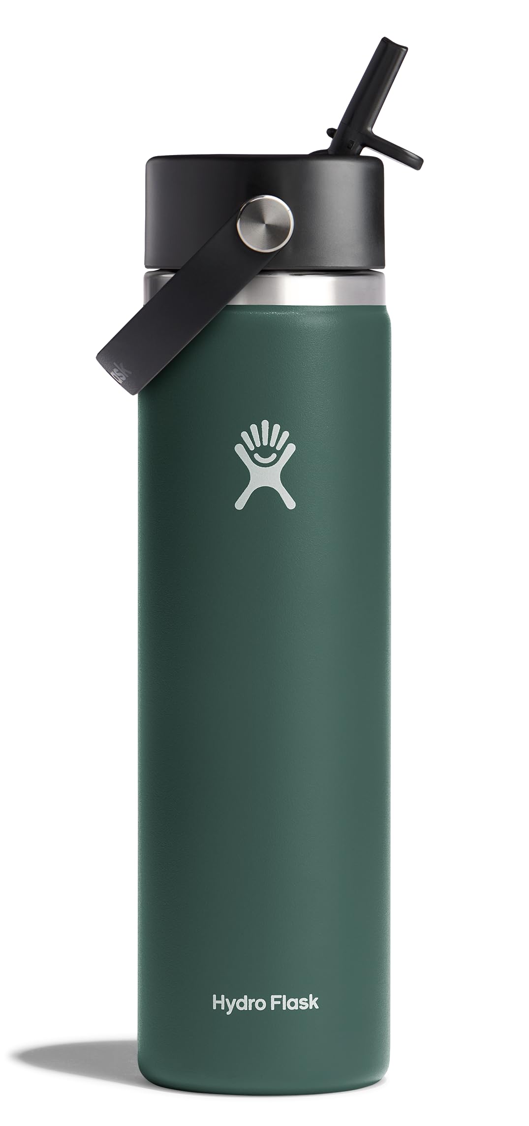 Hydro Flask 24oz Wide Mouth bottle ready for easy filling and sipping.