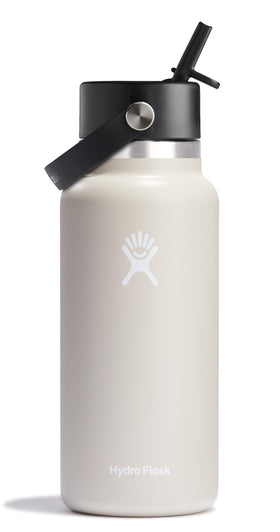 Hydro Flask 32 oz Wide Mouth with Flex Straw Cap, leakproof for everyday hydration